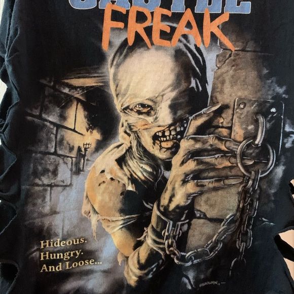Castle Freak Fright Rags Horror Movie Custom Shirt - Picture 2 of 5